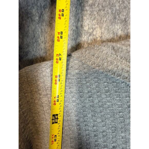 Chaser Waffle Knit Lightweight Womens Gray Pullover Hoodie - Small - Picture 8 of 8